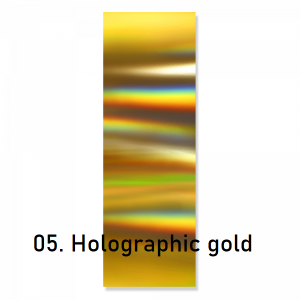 easy foil holographic gold
