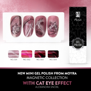 Moyra mini gelpolish Cat Eye collectie